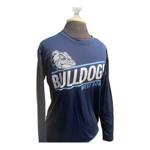 Xtreme tek BAW Long Sleeve‎ T-Shirt  Sz Small.  Bulldog West Rowan Blue